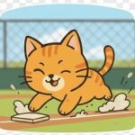 走るネコ