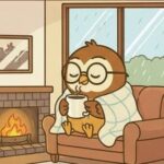 落ち着きフクロウ