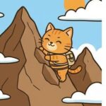 山登りネコ