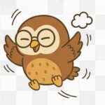 飛ぶフクロウ